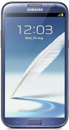 Смартфон Samsung Galaxy Note 2 GT-N7100 Blue - Набережные Челны